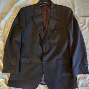 Brooks Brothers 346 44R Black Wool Stretch Blazer